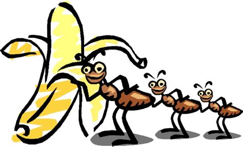 Black line of worker ants isolated on white background. Free Marching Ants Cliparts, Download Free Clip Art, Free ...