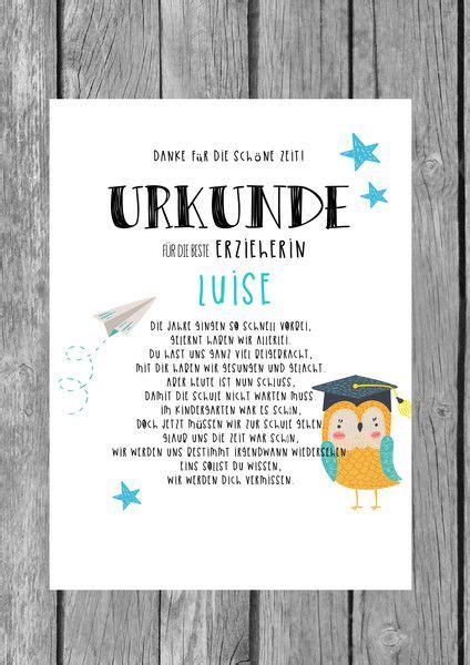 Ich hatte immer keine zeit. Danksagungskarten - Urkunde/Poster A4 für beste Erzieherin/Lehrerin - ein Designerstück von ...