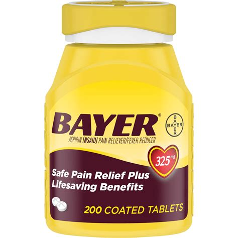 Buy Bayer 325 Mg Coated S 200 Count Online At Desertcartindia