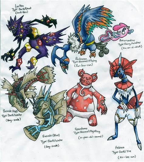 Pokemon Evolution Ideas Group 1 By R C S On Deviantart