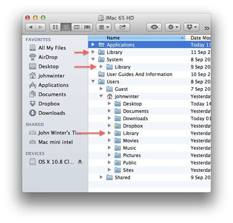 How To Access Library On Mac