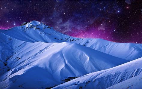 Night Mountain Wallpaper For Android Mountain Wallpaper Winter