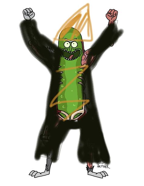 Pickle Rick In A Rob By Skyrulea On Deviantart