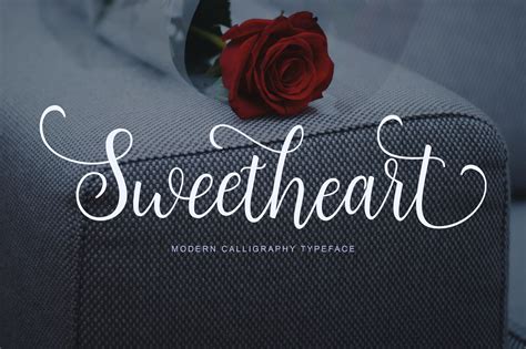 Sweetheart Script Script Fonts Creative Market