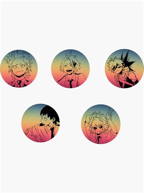 Bakusquad Sticker Pack Sticker For Sale By Biscuitbuddy00 Redbubble