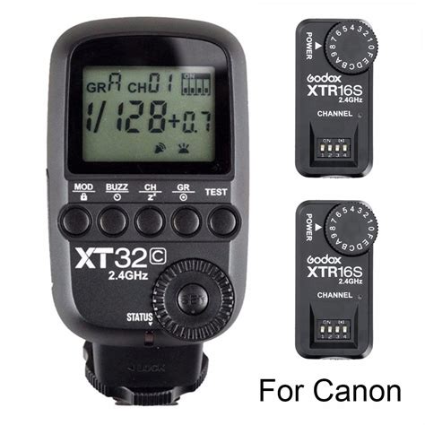 godox xt32c 2 4g wireless hss flash trigger 2x xtr 16 for x1c x1n xt 16 transmitter trigger