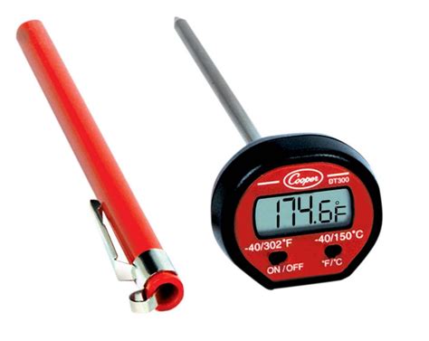 Cooper Atkins Dt300 0 8 Oval Digital Pocket Test Thermometer Wasserstrom