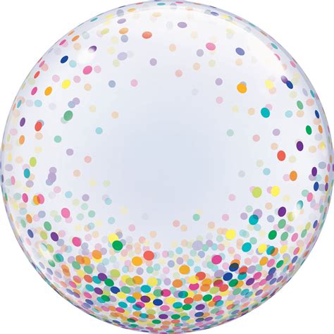 Confetti Bubble Balloon Qualatex Bubble Balloons Uk Pretty Little