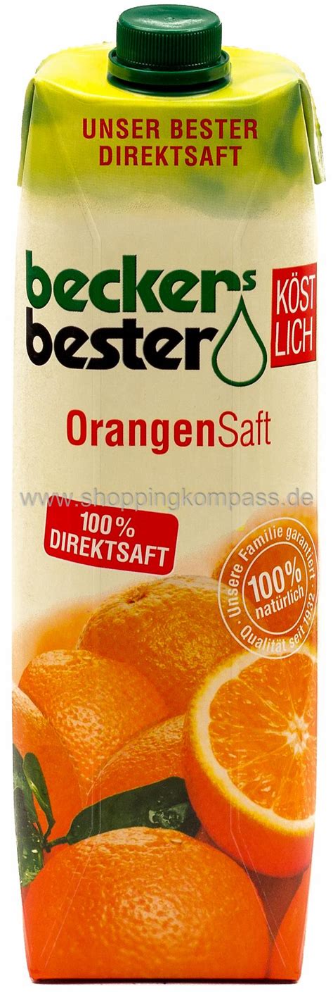 The orange book is a comprehensive guide to orange juice production. Beckers Bester Orangensaft 1 l Tetra-Pack - Ihr ...
