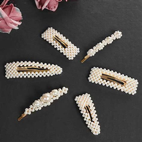 60 off pearl hair clips for women 6 count deal hunting babe