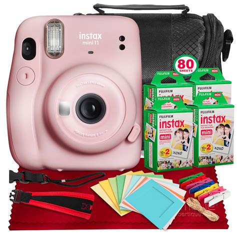 Fujifilm Instax Mini 11 Instant Film Camera Blush Pink Accessory