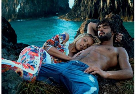 Candice Swanepoel And Marlon Teixeira Are Seductive For The Osmoze