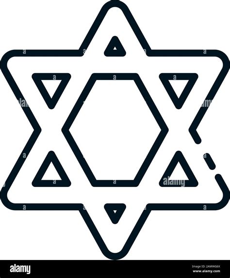 Judaism Star Of David Symbol Vector Design Stock Vector Image And Art Alamy