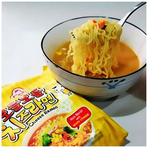 Buy Ottogi Jjajang Cheese Ramen Korean Style Noodles Rich In Flavour