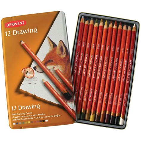 Derwent Drawing 12 Pencil Set Walmart Com