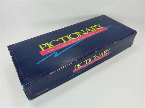 Vintage Pictionary The Game Of Quick Draw Complete 1993 1998250358