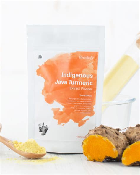 Herbilogy Indigenous Java Tumeric Extract Powder Temulawak 100gr