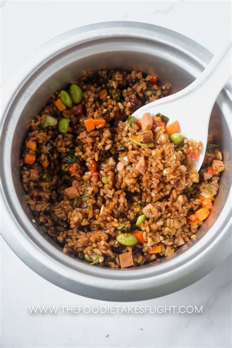 One Pot Rice Cooker Meal The Foodie Takes Flight