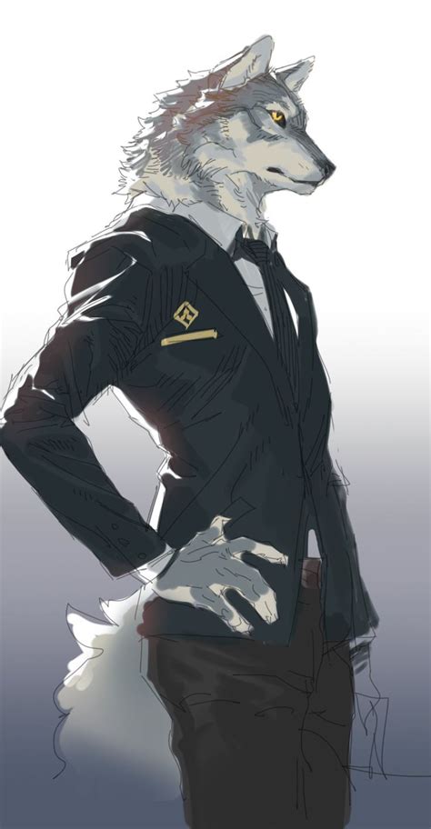Wolf In Suit By Yoshikaoru On Twitter Furry Art Fantasy Tiere