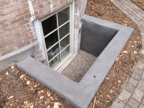 An egress window when fitted as escapement basement window, there is much scope for beautification. Concrete Egress Window Well - Harold J. Pietig & Sons, Inc.