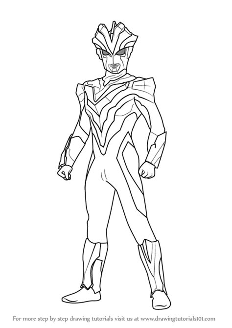 Learn How To Draw Ultraman Victory Ultraman Step By Step Drawing