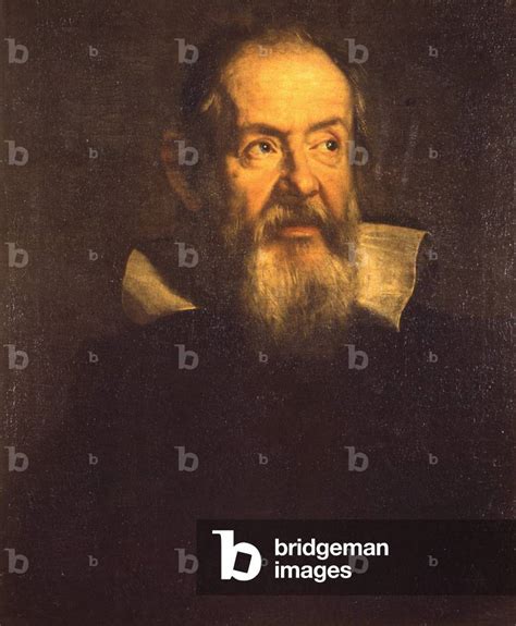 Portrait Of Galileo Galilei Dit Galileo 1564 1642 Uffizi Museum