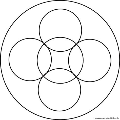 Weitere ideen zu mandala ausmalen, ausmalen, wenn du mal buch. Leichte Mandala Vorlage für Kindergarten Kinder