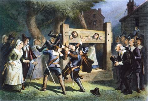 Puritans Pillory 17th Cent Nthe Use Of The Pillory To Enforce