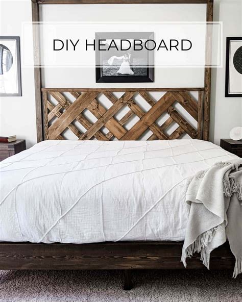 Diy Headboard In 7 Simple Steps Pine And Poplar