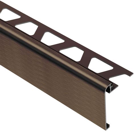 So the front of corsair cases are anodized aluminum just the same as the it is brushed aluminum, but it is still anodized to get the black finish. Schluter Rondec-Step Brushed Antique Bronze Anodized ...