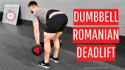 Dumbbell Romanian Deadlift Youtube