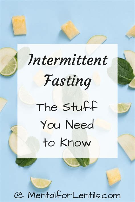 Going Over The Basics Of Intermittent Fasting For Beginners Covering