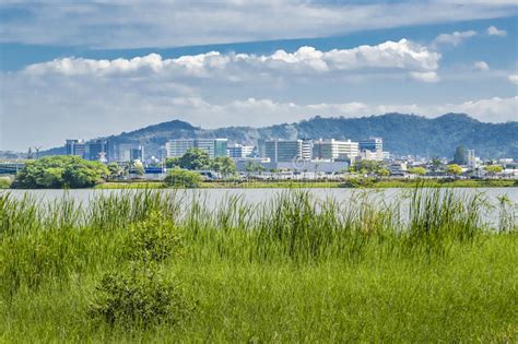 Guayaquil Cityscape Skiline Ecuador Stock Photo Image