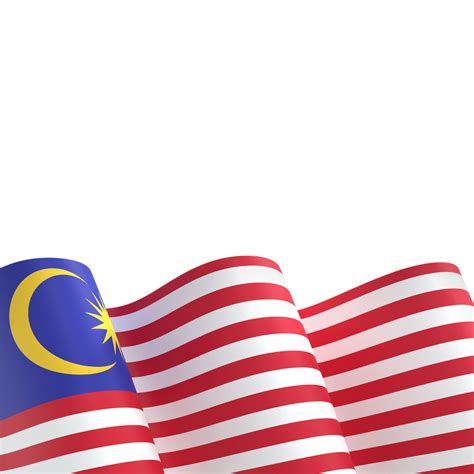 Malaysia Flag Design National Independence Day Banner Element