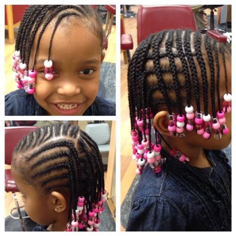 Looking for your next hairstyle? French braids with beads | Little girl braids, Kids hairstyles