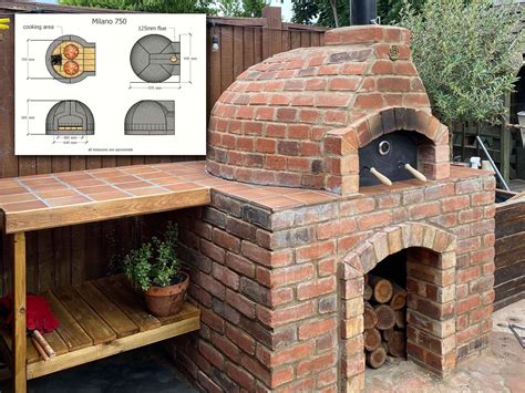 The Milano 750 Pizza Oven Kit With Square Base Pizza Oven Supplies