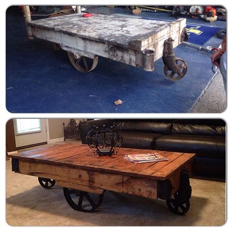At 1stdibs, there are many versions of the ideal camel table for your home. Diy railroad cart turned into a coffee table. | Coffee ...