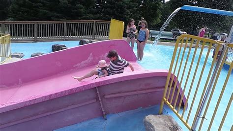 Water Slide At Woodstock Spray Park Youtube