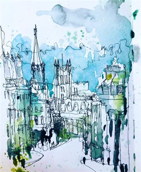Urban Sketching Watercolours Taunton Based Marketing Professional And Artist Landscape