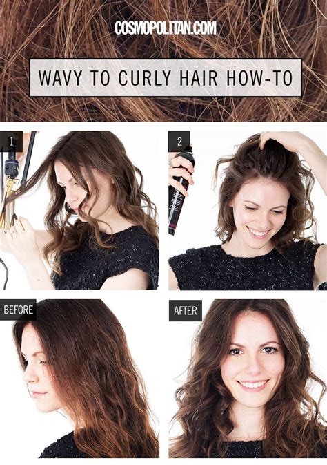 Hair How To Instantly Make Your Wavy Hair Curlier Curly Hair Styles Curly Hair Styles