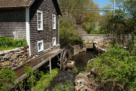 Brewster Grist Mill Cape Cod Attractions Windmill Water Stony Brook