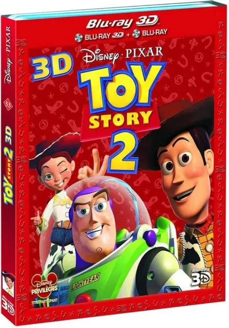 Combo Blu Ray 3d 2d Toy Story 2 Disney Pixar Rare Eur 5995