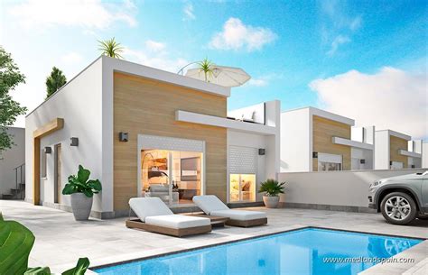 Single Storey Villa With Solarium And Private Pool In Avileses Costa