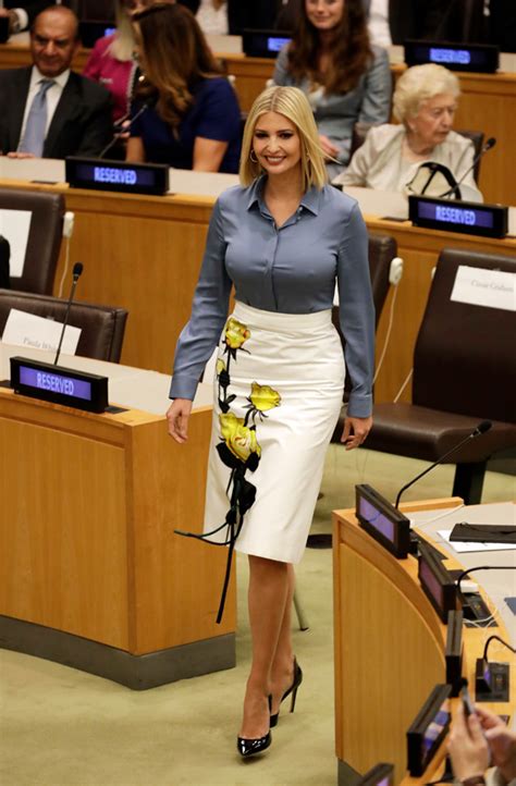 Ivanka Trumps Wardrobe Malfunction UN General Assembly 2019 See Pic