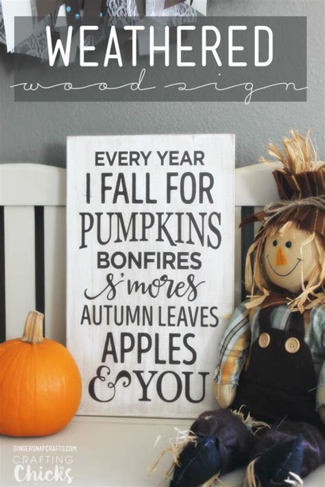 How to make your own farmhouse style signs for your fall themed decor. 40+ Beautiful DIY Rustic Decoration Ideas for Fall - Listing More