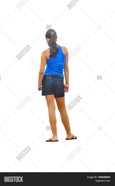 Slim Young Woman Back Image And Photo Free Trial Bigstock