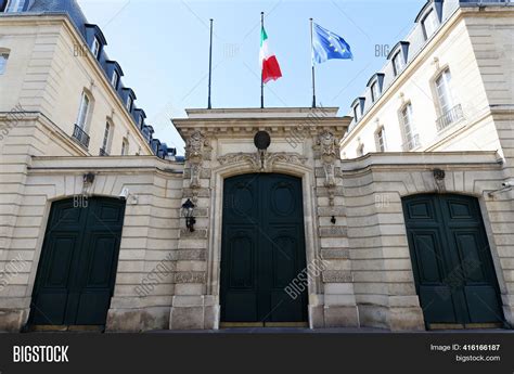 Italian Embassy France Image And Photo Free Trial Bigstock