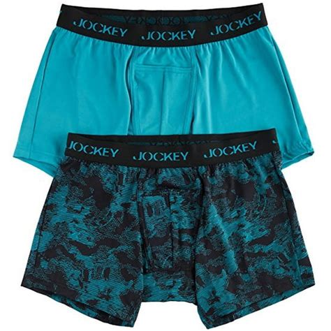 Jockey Jockey Mens Underwear 2 Pack Boxer Brief Athletic Sport Microfiber Xl
