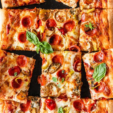Sicilian Style Pizza A High Altitude Version • Sunday Table