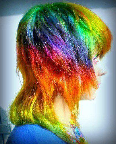 Rainbow Hair Tye Dye Pinterest